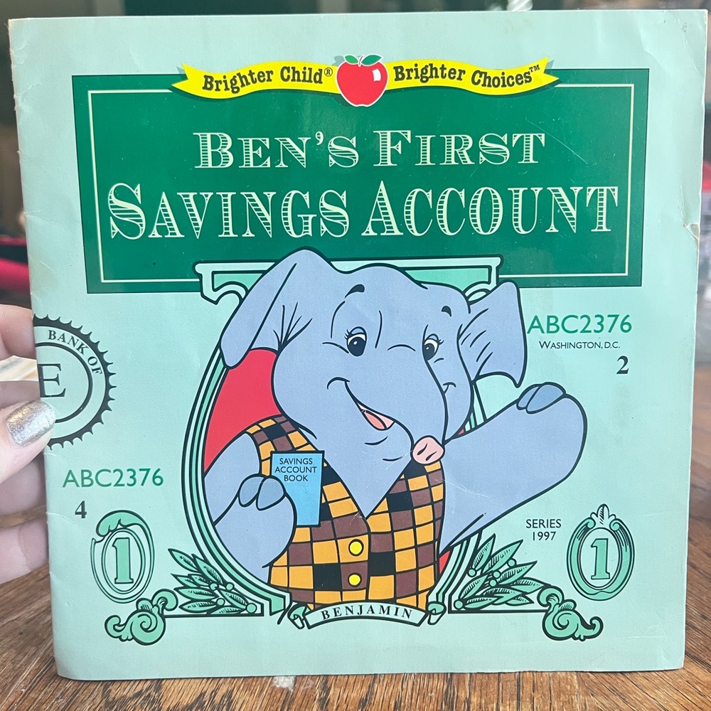 1997 Ben's First Savings Account Book